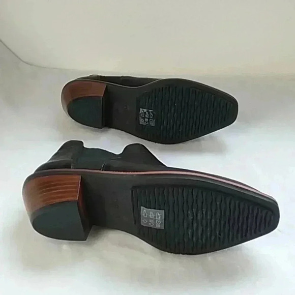 kelsi Dagger perforated black  leather booties - Picture 9 of 10